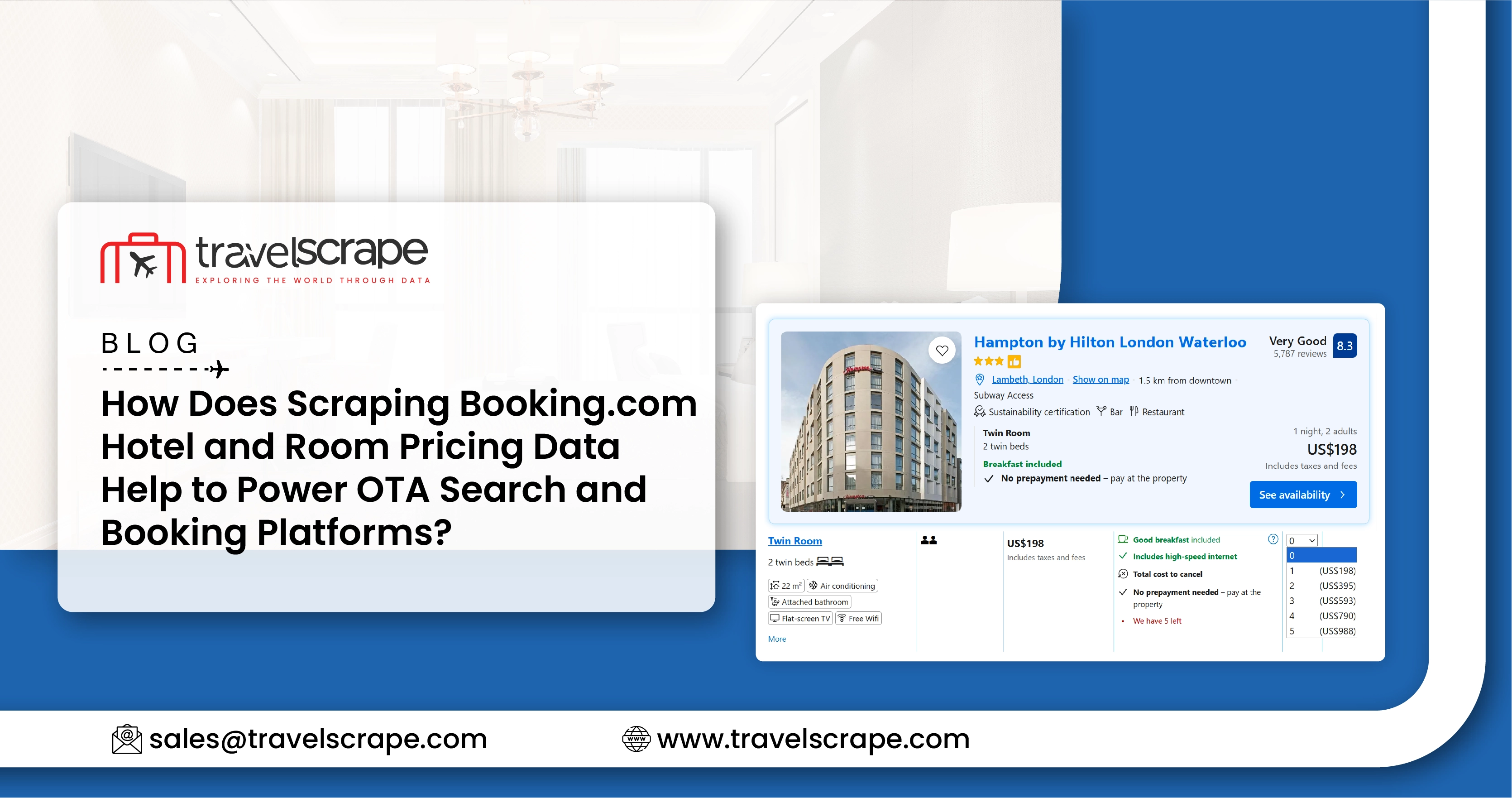Scraping Booking.com Hotel and Room Pricing Data